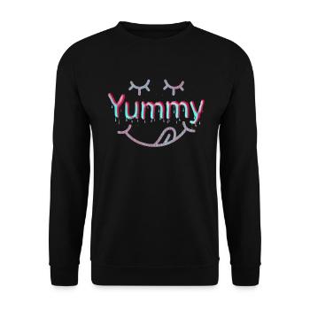 Lecker Für Gefrorene Süße Fans - Unisex Pullover - Schwarz - Vorne - Alina (178cm) & Michal (187cm)