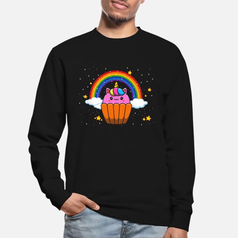 Einhorn Cupcake Für Bäcker Oder Backfans Unisex Pullover