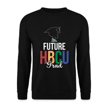 Zukünftiger Hbcu-absolvent Für Stolzen - Unisex Pullover - Schwarz - Vorne - Alina (178cm) & Michal (187cm)