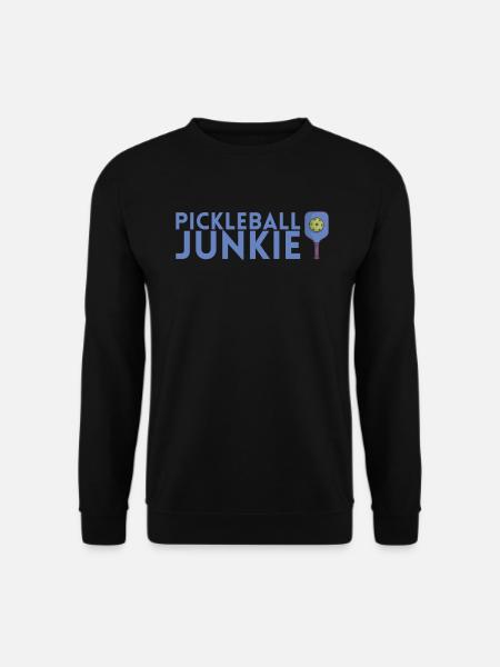 Pickleball-junkie Für Pickleball-spieler Oder - Unisex Pullover - Schwarz