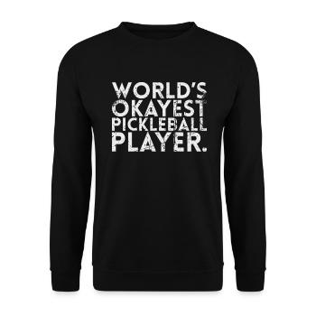 Le meilleur pickleball au monde pour - Sweat-shirt Unisexe - noir - Devant - Alina (178cm) & Michal (187cm)