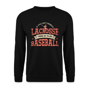 Si vous ne pouvez pas faire de crosse, alors allez - Sweat-shirt Unisexe - noir - Devant - Alina (178cm) & Michal (187cm)