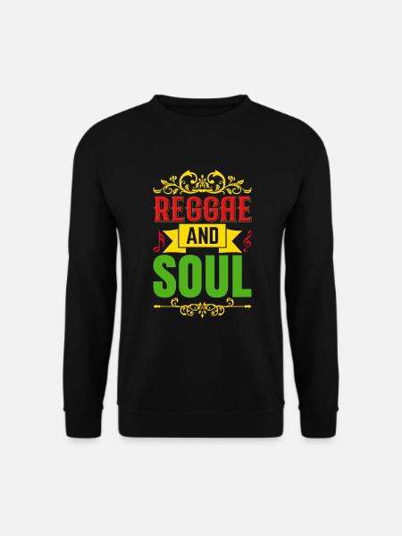Reggae Und Soul Reggae Style Design Für - Unisex Pullover - Schwarz