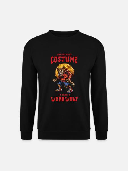 Dies Ist Mein Menschliches Kostüm. Ich Bin - Unisex Pullover - Schwarz