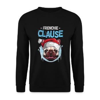 conception d’animaux de compagnie - Sweat-shirt Unisexe - noir - Devant - Alina (178cm) & Michal (187cm)
