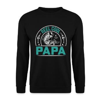 Roll Cool Dad Design Pour Un - Sweat-shirt Unisexe - noir - Devant - Alina (178cm) & Michal (187cm)