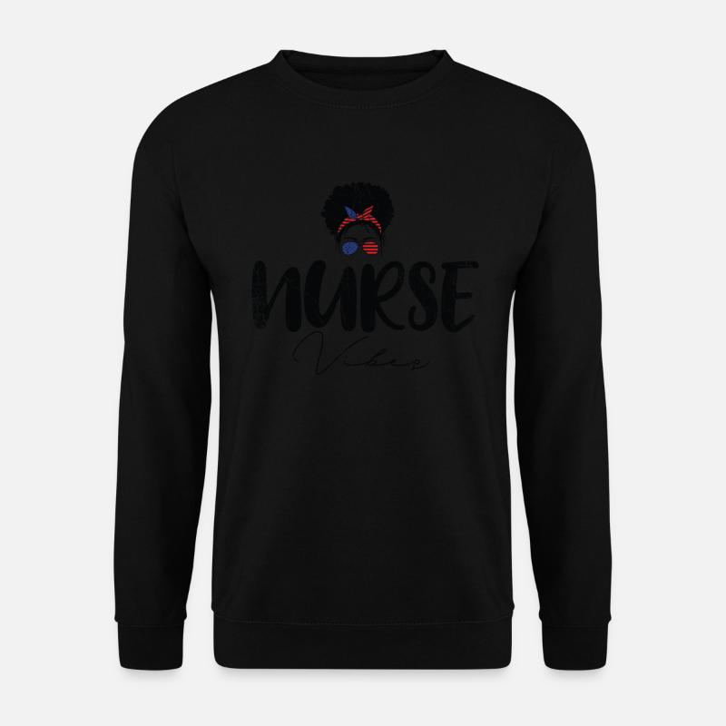 Nurse Vibe Nurses - Unisex Sweatshirt - black