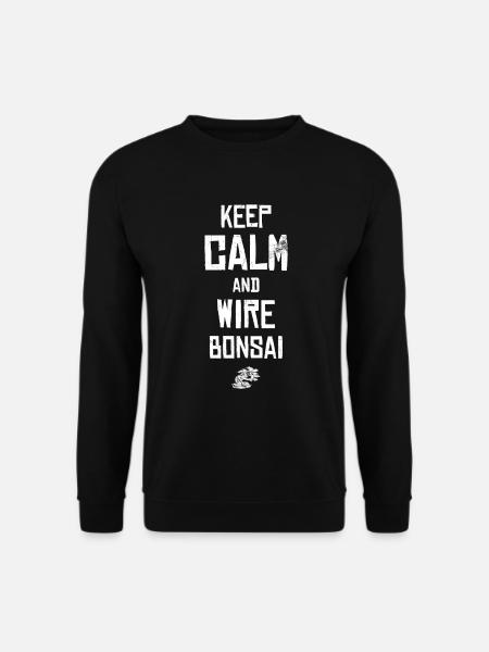 Keep calm and wire - Unisex Sweatshirt - black