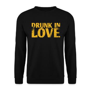 Drunk In Love Marriage Draft Pour - Sweat-shirt Unisexe - noir - Devant - Alina (178cm) & Michal (187cm)