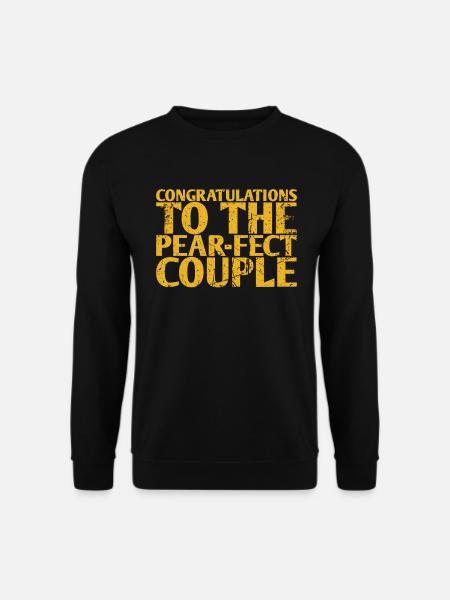 Congratulations To The Pear-fect-Couple - Unisex Sweatshirt - black