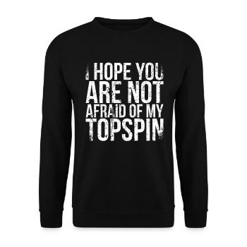 J’espère que vous n’avez pas peur de mon - Sweat-shirt Unisexe - noir - Devant - Alina (178cm) & Michal (187cm)