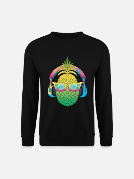 Pineapple design For beach lovers Pineapple - Unisex Sweatshirt - black