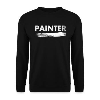 Maler-dekorateur-design Pour les peintres-artistes - Sweat-shirt Unisexe - noir - Devant - Alina (178cm) & Michal (187cm)