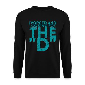 Vorced And In Search of The D For The - Unisex Sweatshirt - black - Front - Alina (178cm) & Michal (187cm)