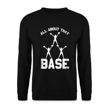 Tout sur ce design de base pour les pom-pom girls - Sweat-shirt Unisexe - noir - Devant - Alina (178cm) & Michal (187cm)