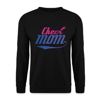 Cheer Mom Design Für Cheerleader Cheer - Unisex Pullover - Schwarz - Vorne - Alina (178cm) & Michal (187cm)