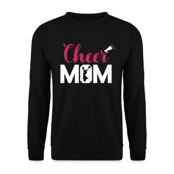 Cheer Mom Design Für Cheerleader Cheer - Unisex Pullover - Schwarz - Vorne - Alina (178cm) & Michal (187cm)