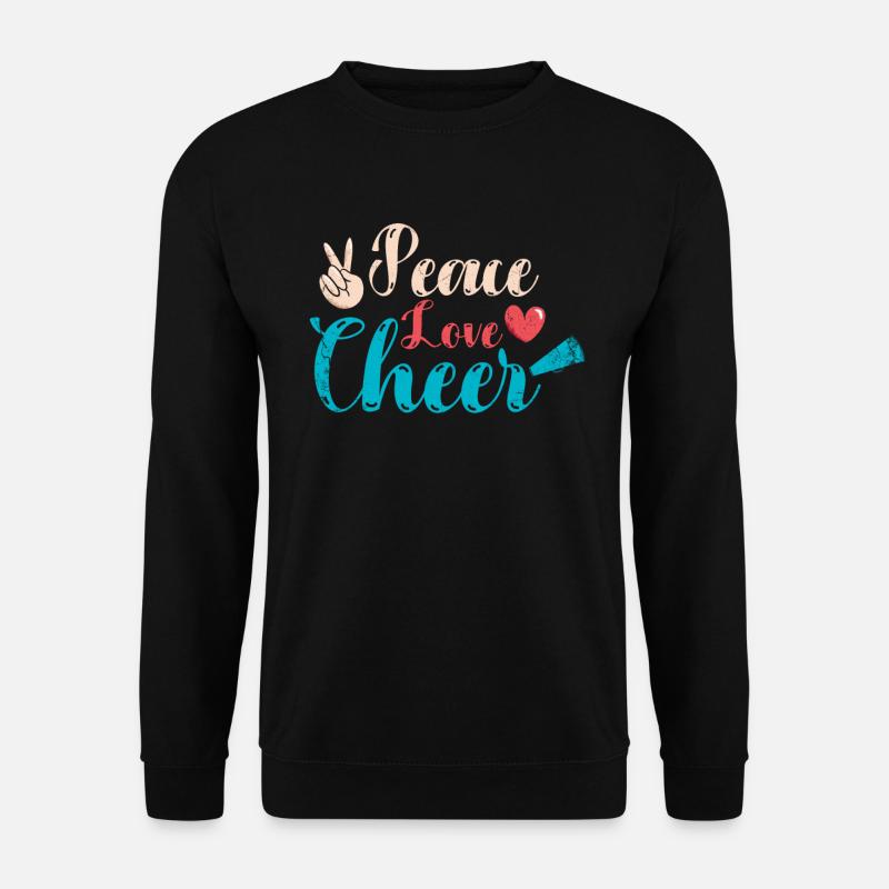 Friedensliebes-beifall-design Für - Unisex Pullover - Schwarz