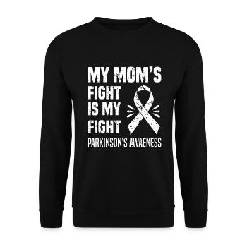 Parkinson's Awareness Month Parkinson's Disease - Unisex Sweatshirt - black - Front - Alina (178cm) & Michal (187cm)