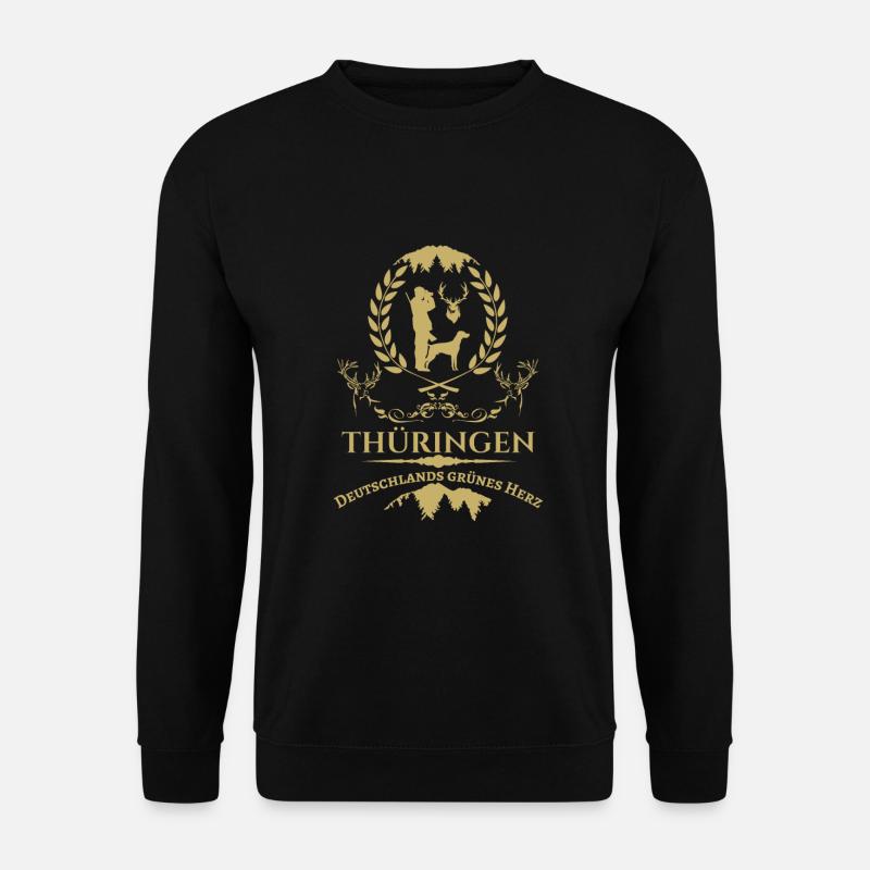 Thuringia-Germany's green heart - Unisex Sweatshirt - black