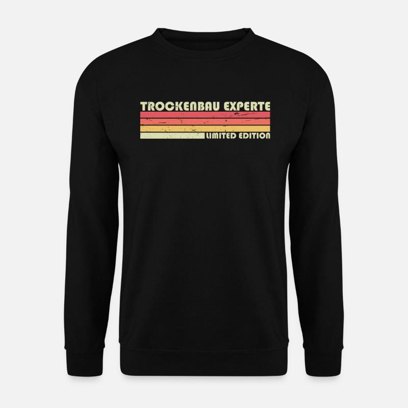 Cloison sèche - Sweat-shirt Unisexe - noir