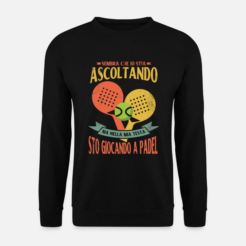 Padel-tennis - Unisex Pullover - Schwarz