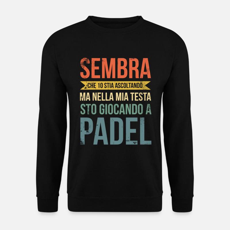 Padel-tennis - Unisex Pullover - Schwarz