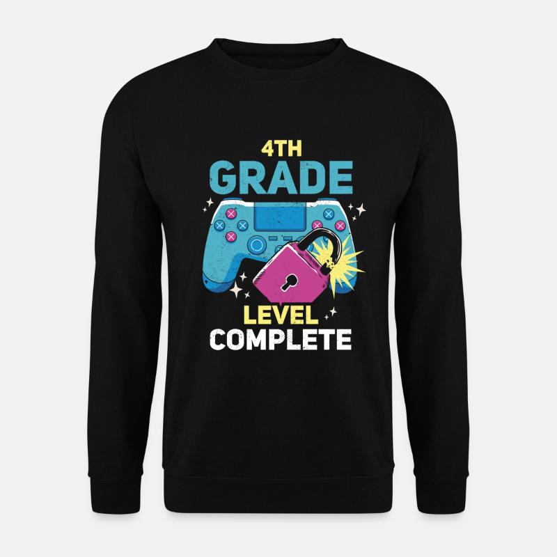 4th grade completed - Unisex Sweatshirt - black