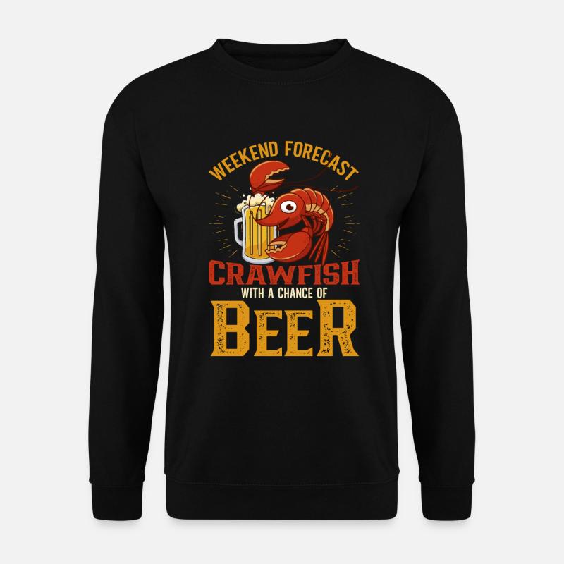 Crawfish Cajun & Crawfish Lobster Cooking - Unisex Sweatshirt - black