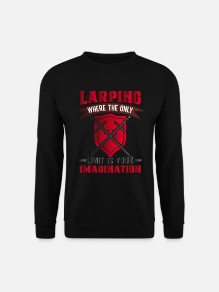 Larp Larper Larping Live Action Rollenspiel - Unisex Pullover - Schwarz