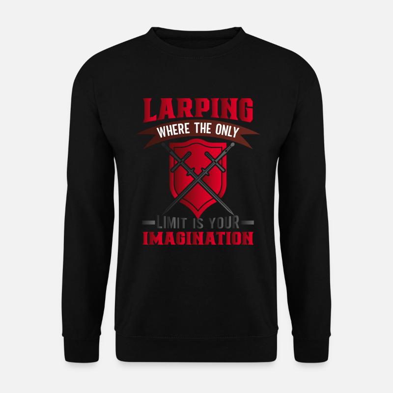Larp Larper Larping Live Action Rollenspiel - Unisex Pullover - Schwarz