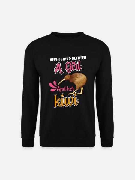 Neuseeland Kultur Kiwi Vogel Neuseeland Flagge - Unisex Pullover - Schwarz