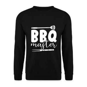 Maître BBQ - Sweat-shirt Unisexe - noir - Devant - Alina (178cm) & Michal (187cm)