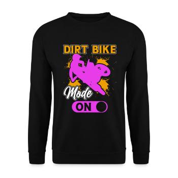 Motocross - Sweat-shirt Unisexe - noir - Devant - Alina (178cm) & Michal (187cm)