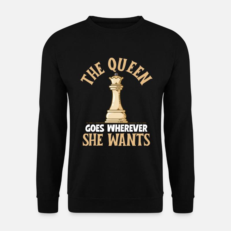 Chess Queen - Unisex Sweatshirt - black