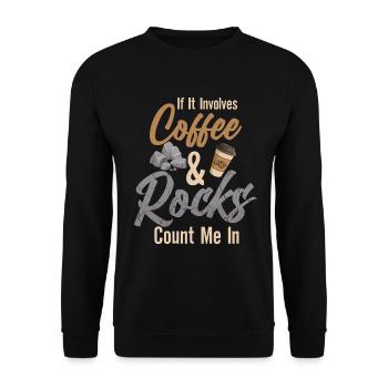Géologie Géologue - Sweat-shirt Unisexe - noir - Devant - Alina (178cm) & Michal (187cm)