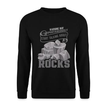 Geologie - Unisex Pullover - Schwarz - Vorne - Alina (178cm) & Michal (187cm)
