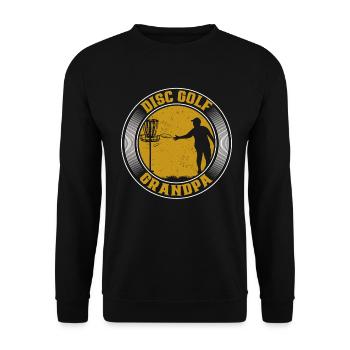 Frisbee Player Disc Golf Frisbee Competition - Unisex Sweatshirt - black - Front - Alina (178cm) & Michal (187cm)