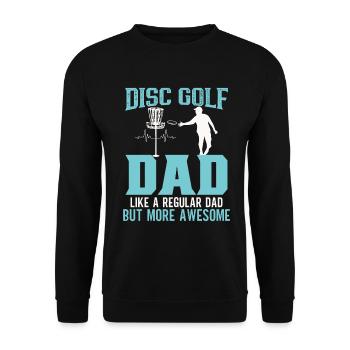 Frisbee Player Disc Golf Frisbee Competition - Unisex Sweatshirt - black - Front - Alina (178cm) & Michal (187cm)