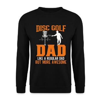 Frisbee Player Disc Golf Frisbee Competition - Unisex Sweatshirt - black - Front - Alina (178cm) & Michal (187cm)