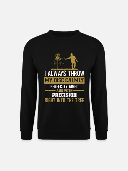 Disc Golf Player Frisbee Player - Unisex Sweatshirt - black