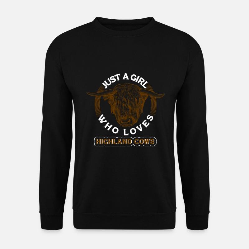 Scottish Highland cattle Highland Cattle - Unisex Sweatshirt - black