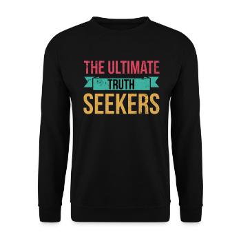 The Ultimate Truth Seekers, Forensic Experts - Unisex Sweatshirt - black - Front - Alina (178cm) & Michal (187cm)
