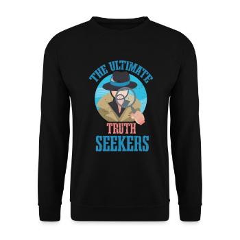 The Ultimate Truth Seekers, Forensic Experts - Unisex Sweatshirt - black - Front - Alina (178cm) & Michal (187cm)