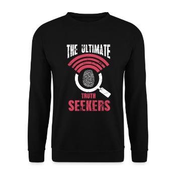 The Ultimate Truth Seekers, Forensic Experts - Unisex Sweatshirt - black - Front - Alina (178cm) & Michal (187cm)