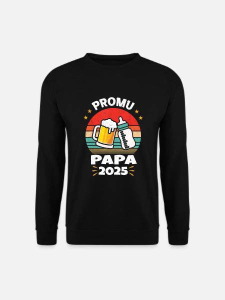 Beförderung zum Future Dad 2025 - Unisex Pullover - Schwarz