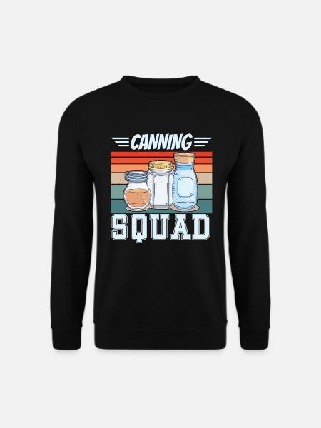 Canned food squad - Unisex Sweatshirt - black