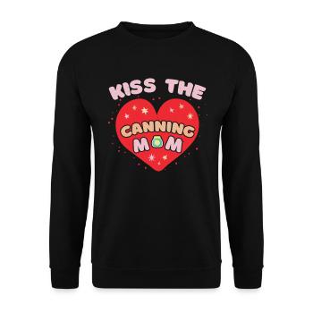 Embrassez la mère en conserve - Sweat-shirt Unisexe - noir - Devant - Alina (178cm) & Michal (187cm)