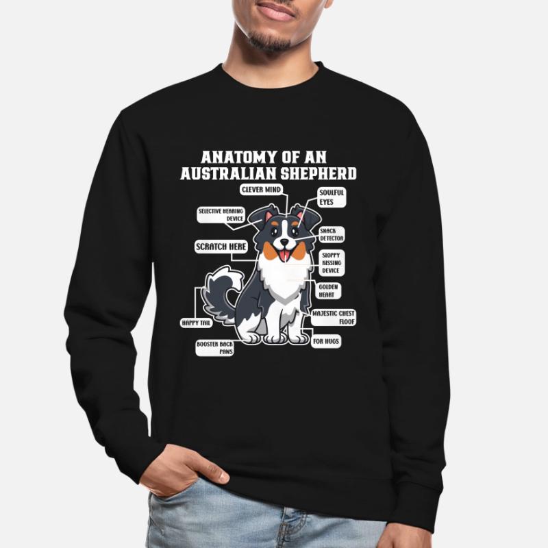 Australian Shepherd Aussie Dad Aussie Mom Unisex Sweatshirt