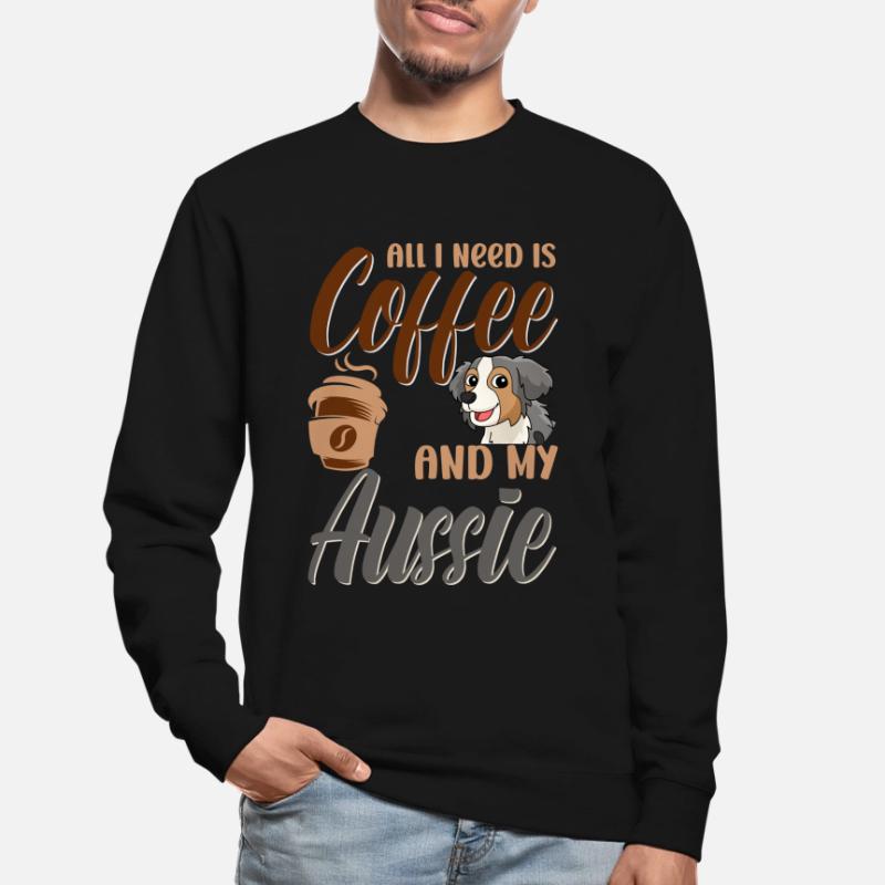 Australian Shepherd Aussie Dad Aussie Mom Unisex Sweatshirt